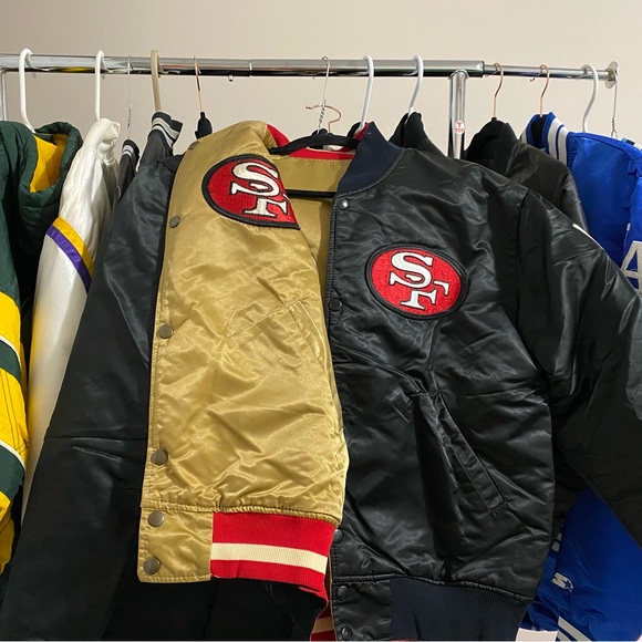 Vtg Starter 49ers Reversible Medium - Picture 2 of 3